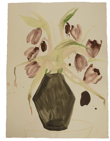 'Tulips In Sumac' No.4