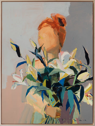 Just Off The Train 30x40