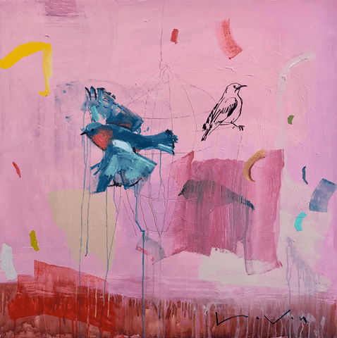 surfing the breeze 36x36