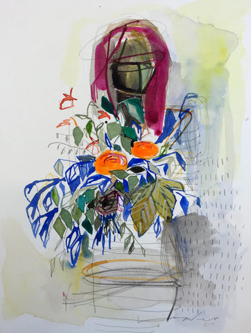 'Girl' on paper IX 9x12