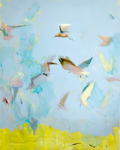 Watercolor Shore 48x60