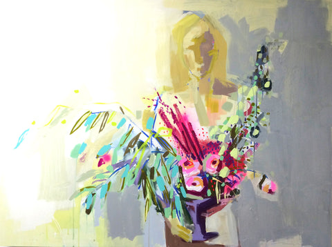 Lulie After Her Talk 48x36