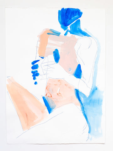 Blue Nude 22x30
