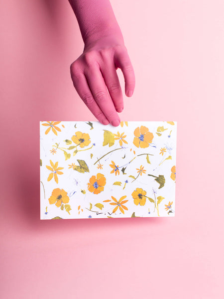 vintage flowers // notecard set