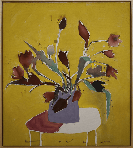 'Leaning Towards Trouble' 34x40