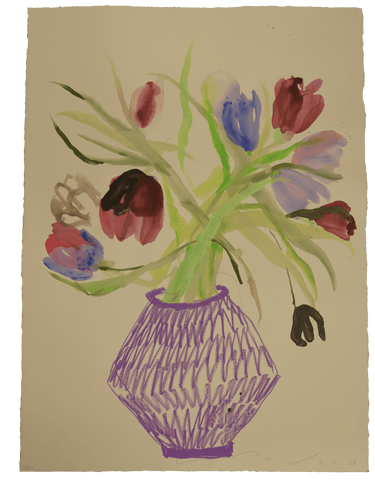 'Tulips In Sumac' No.6