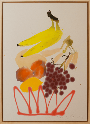 Banana and Peaches 22x30