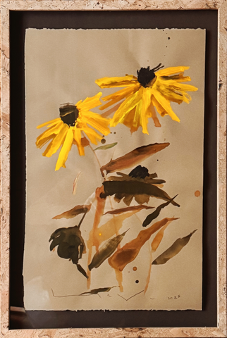 'Brown-Eyed Susan' No.5 in Cork Frame