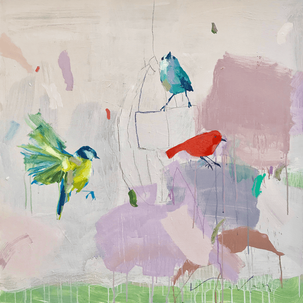 wild spring rain 36x36