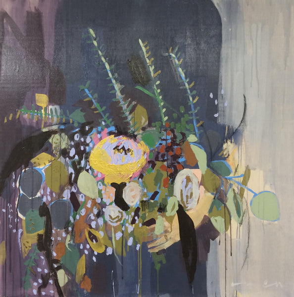 Flowers for Billy 30x30