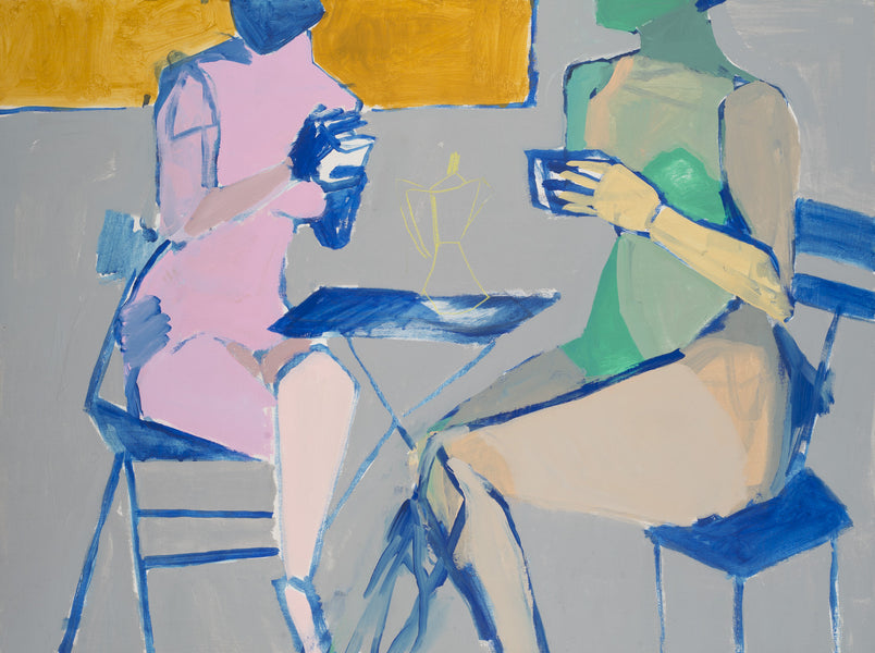 Sitting And Sharing 48x36